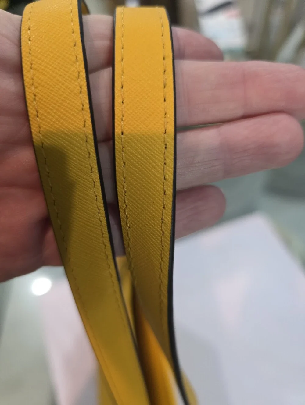 New Michael Kors Yellow Saffiano Tote